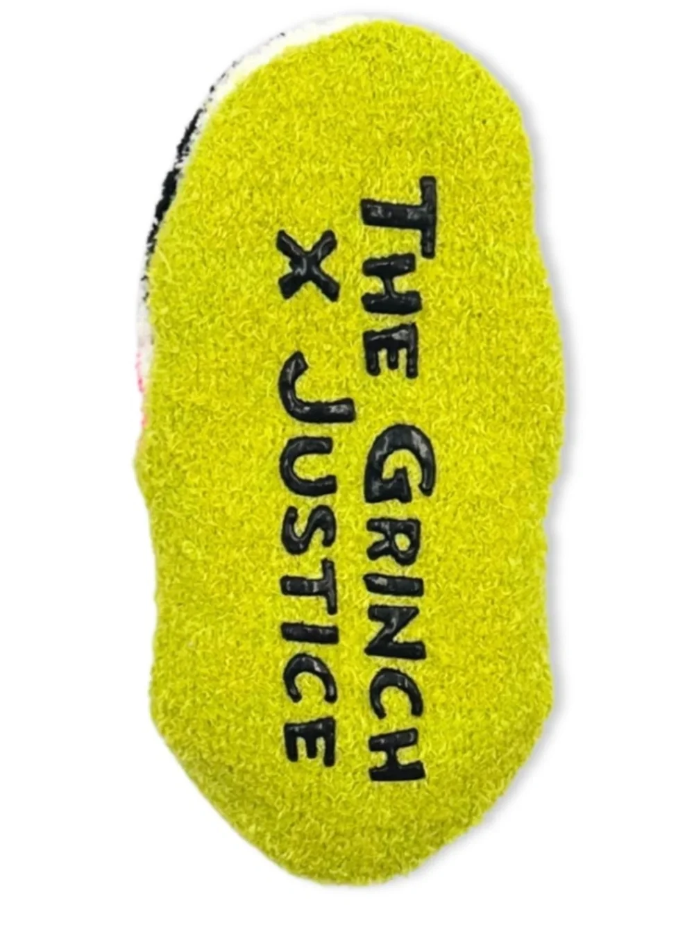 The Grinch Justice Girls Slipper Socks 1 PR Size M/L (13-6) NWT